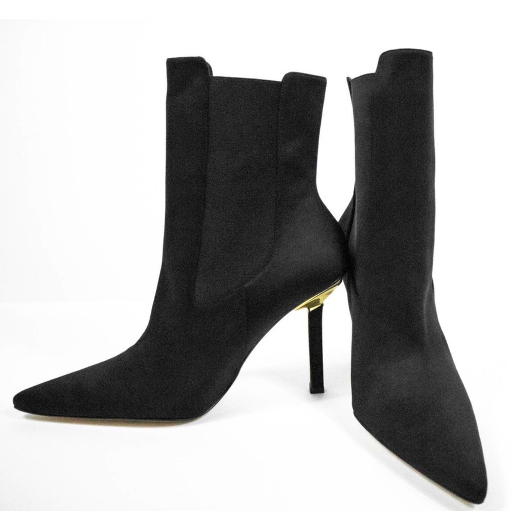 Good American Neoprene Heeled Boots